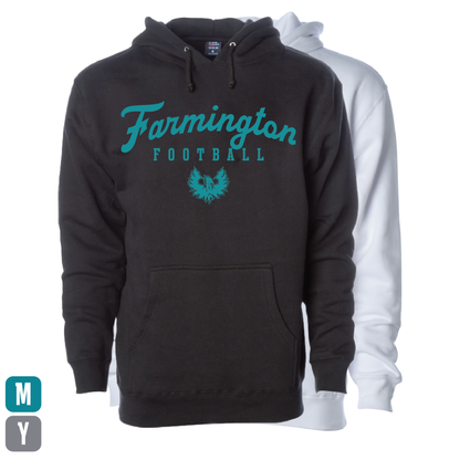 Farmington Script Football - Adult | Youth Hoodie