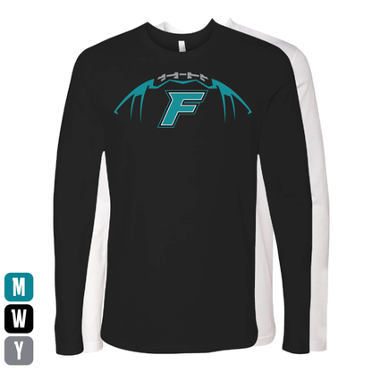 Football W/F Logo - Mens | Womens | Youth Long Sleeve T-Shirt