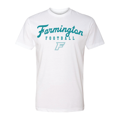 Farmington Script Football F Logo - Mens | Womens | Youth CVC T-Shirt