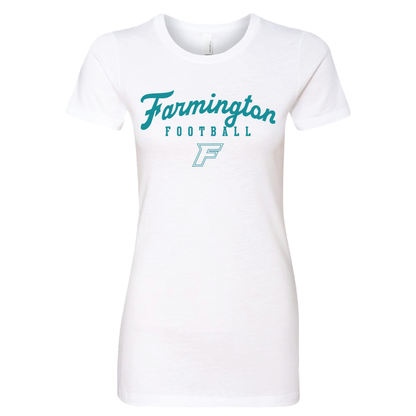 Farmington Script Football F Logo - Mens | Womens | Youth CVC T-Shirt