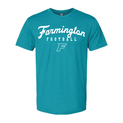 Farmington Script Football F Logo - Mens | Womens | Youth CVC T-Shirt
