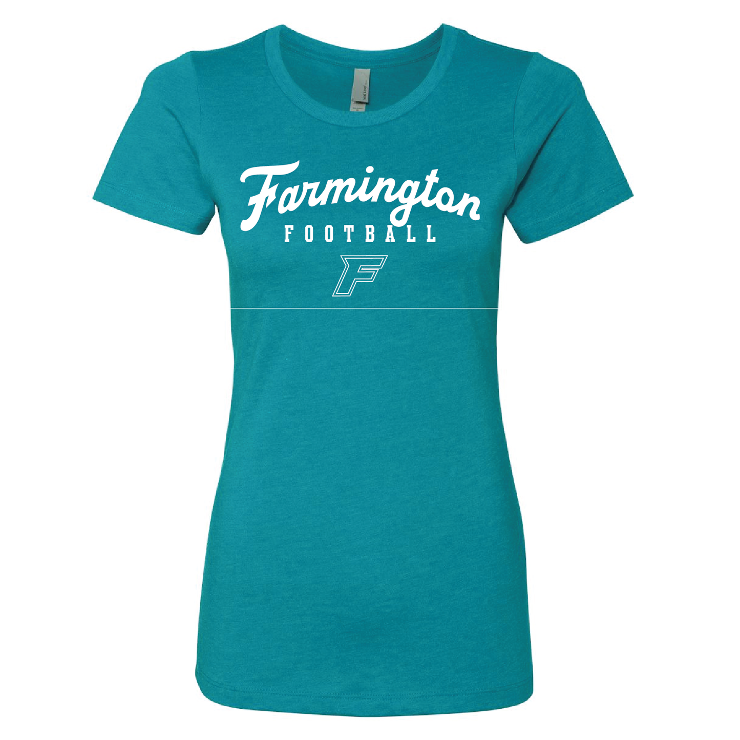 Farmington Script Football F Logo - Mens | Womens | Youth CVC T-Shirt