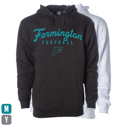 Farmington Script Football F Logo - Adult | Youth Hoodie