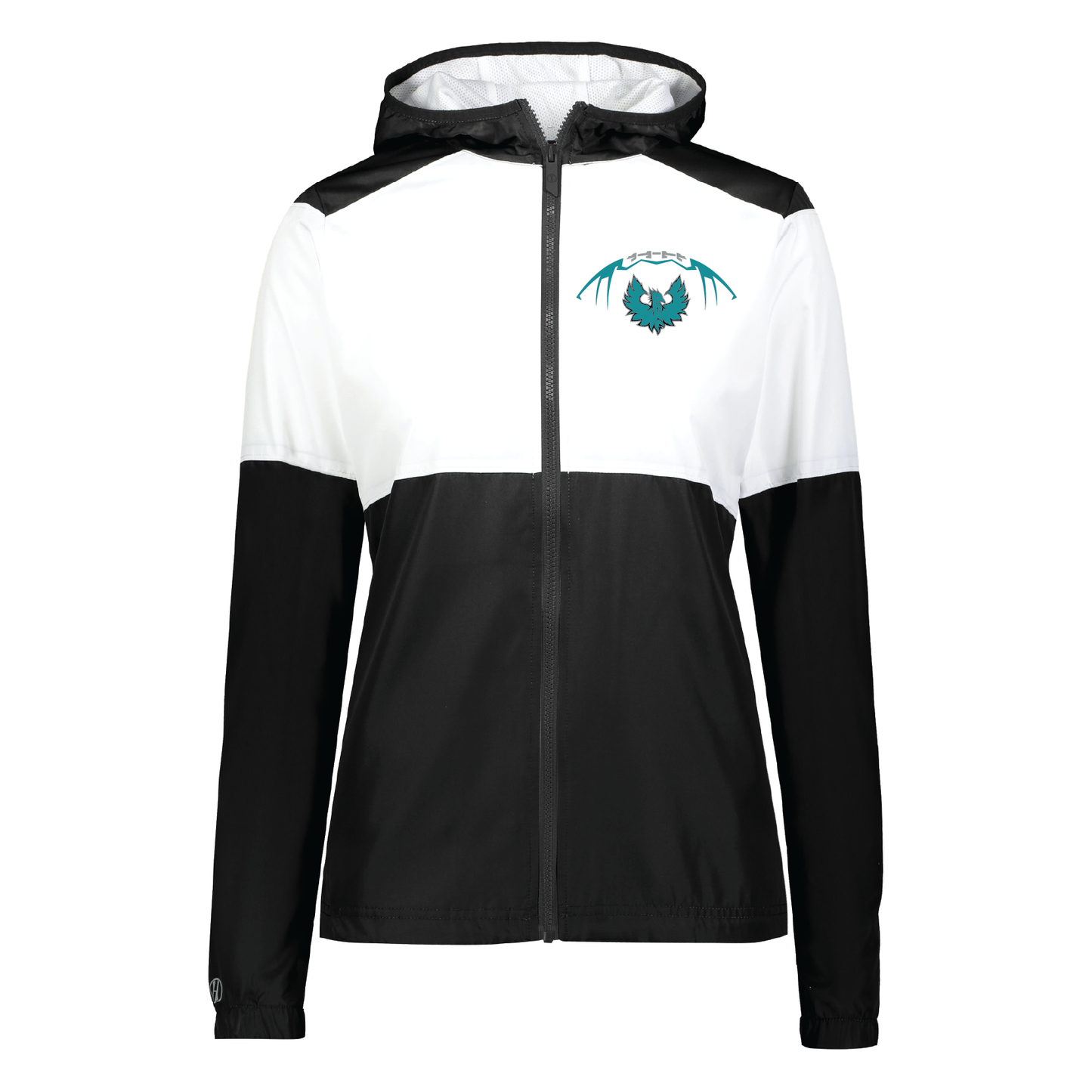 Football W/Teal Phoenix Logo - Mens | Womens | Youth SeriesX Hooded Jacket