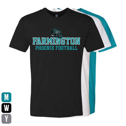 Farmington Phoenix Football Helmet - Mens | Womens | Youth CVC T-Shirt