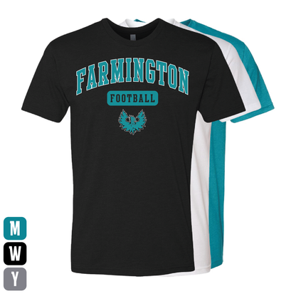 Farmington Football Arch - Mens | Womens | Youth CVC T-Shirt