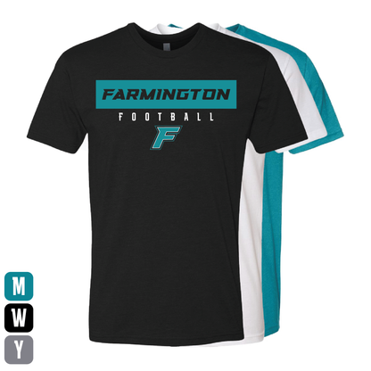 Farmington Football W/F Logo - Mens | Womens | Youth CVC T-Shirt