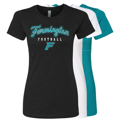 Farmington Football Script W/F Logo - Mens | Womens | Youth CVC T-Shirt