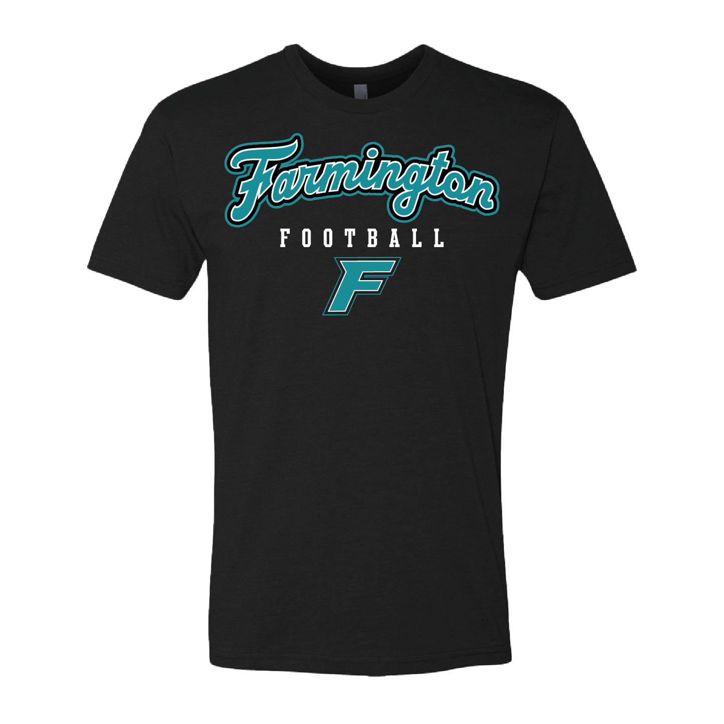 Farmington Football Script W/F Logo - Mens | Womens | Youth CVC T-Shirt