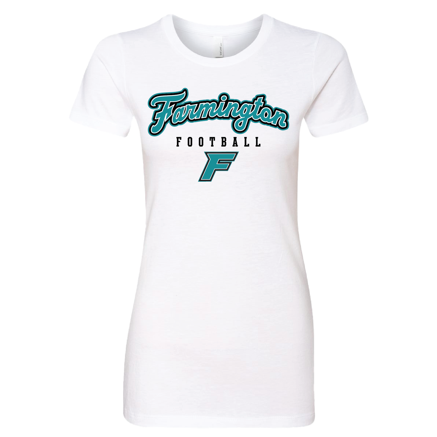 Farmington Football Script W/F Logo - Mens | Womens | Youth CVC T-Shirt