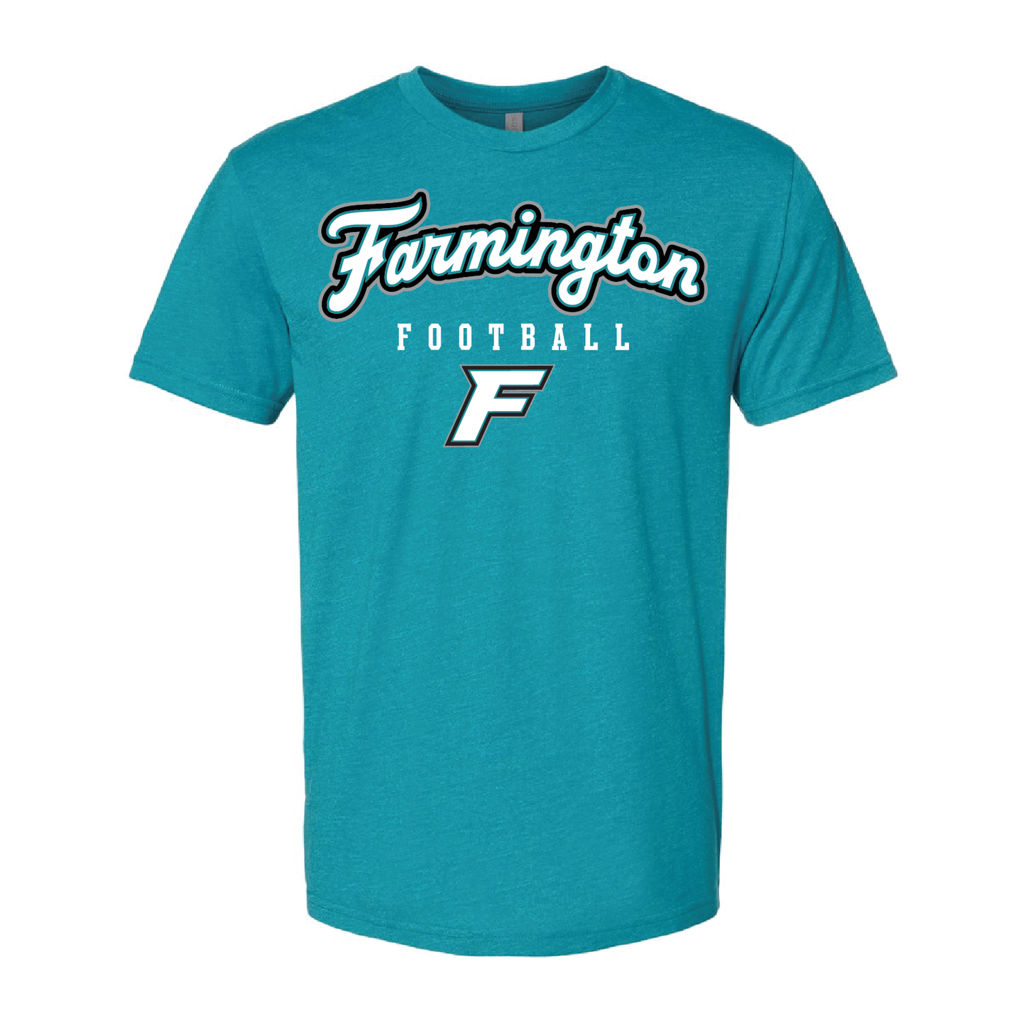 Farmington Football Script W/F Logo - Mens | Womens | Youth CVC T-Shirt