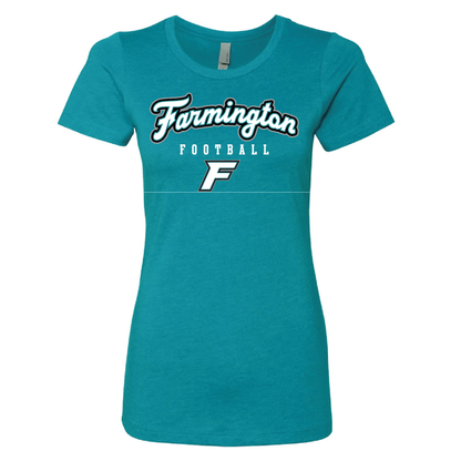 Farmington Football Script W/F Logo - Mens | Womens | Youth CVC T-Shirt