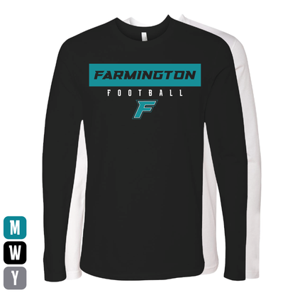 Farmington Football W/F Logo - Mens | Womens | Youth Long Sleeve T-Shirt