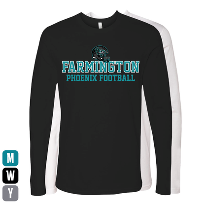 Farmington Phoenix Football Helmet - Mens | Womens | Youth Long Sleeve T-Shirt