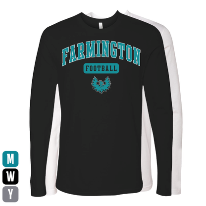 Farmington Football Arch - Mens | Womens | Youth Long Sleeve T-Shirt