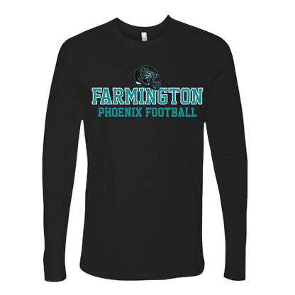 Farmington Phoenix Football Helmet - Mens | Womens | Youth Long Sleeve T-Shirt
