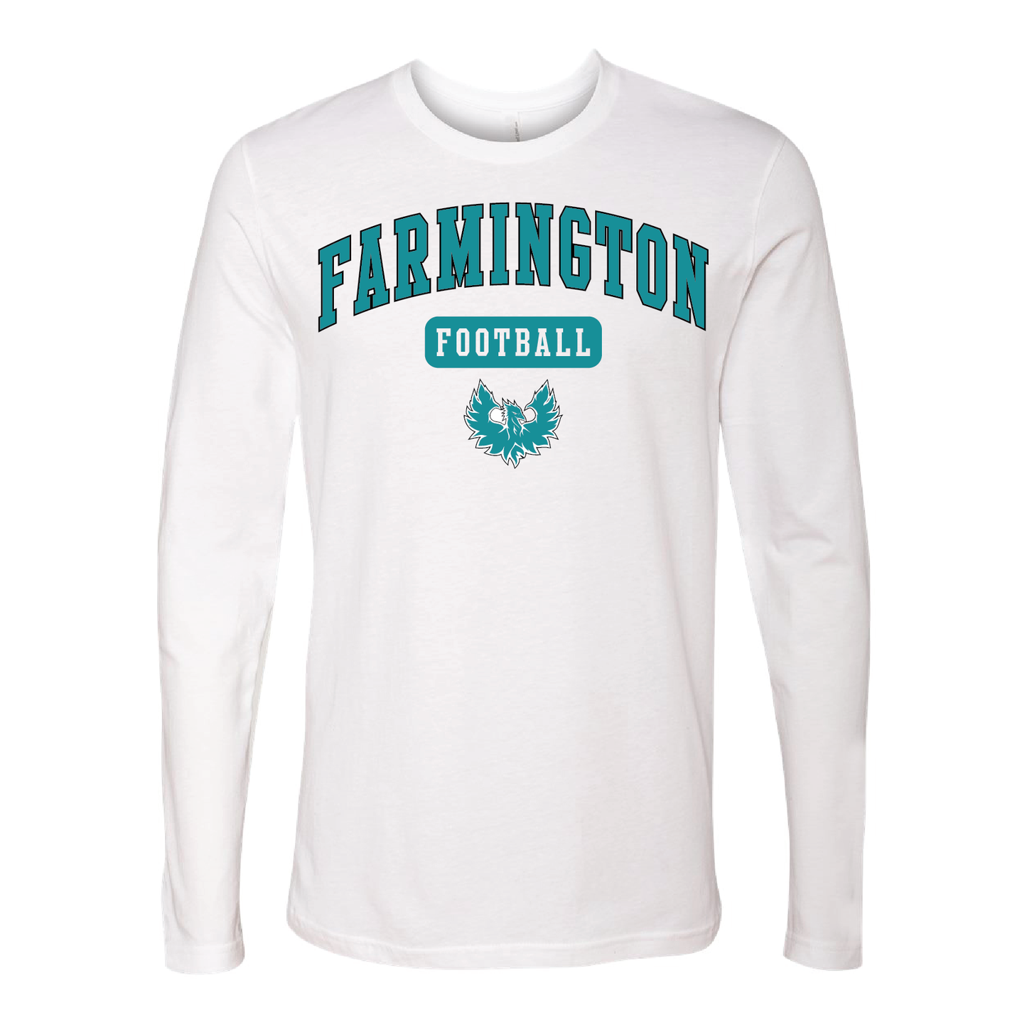 Farmington Football Arch - Mens | Womens | Youth Long Sleeve T-Shirt