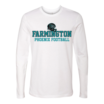 Farmington Phoenix Football Helmet - Mens | Womens | Youth Long Sleeve T-Shirt