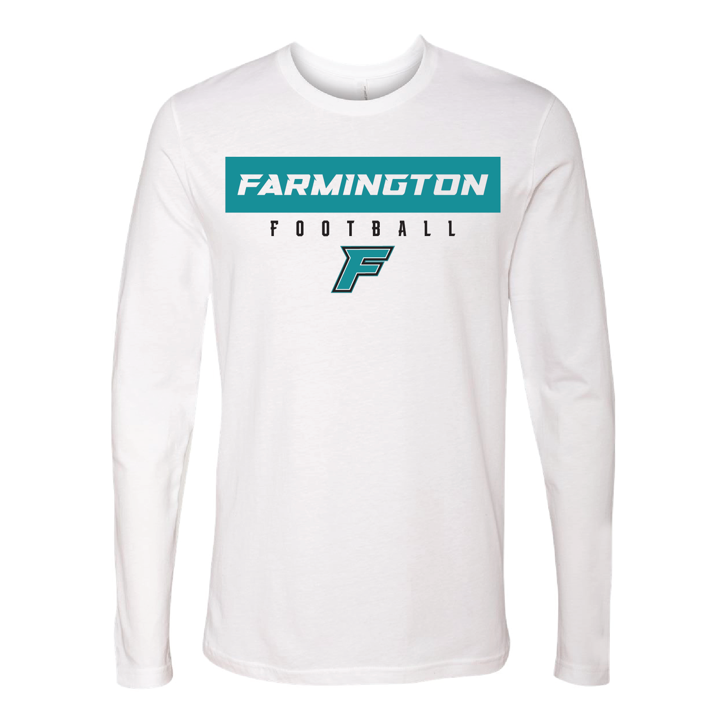 Farmington Football W/F Logo - Mens | Womens | Youth Long Sleeve T-Shirt