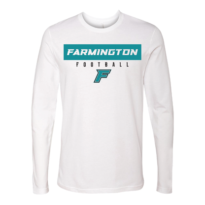 Farmington Football W/F Logo - Mens | Womens | Youth Long Sleeve T-Shirt