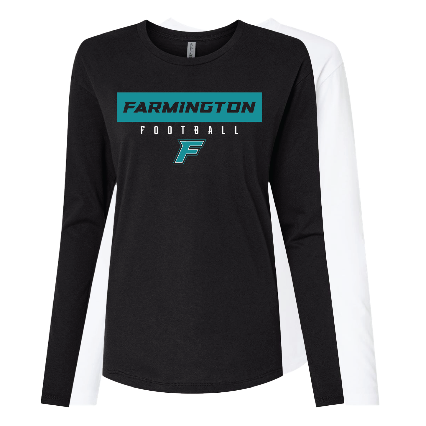 Farmington Football W/F Logo - Mens | Womens | Youth Long Sleeve T-Shirt