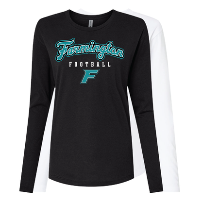 Farmington Football Script W/F Logo - Mens | Womens | Youth Long Sleeve T-Shirt