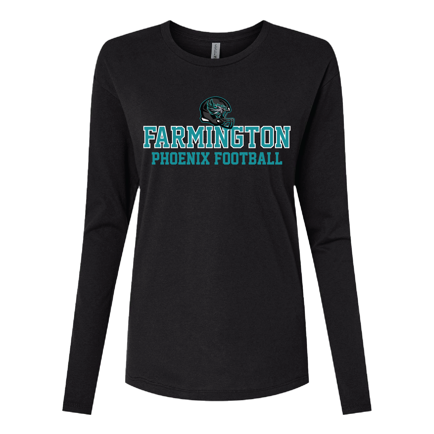 Farmington Phoenix Football Helmet - Mens | Womens | Youth Long Sleeve T-Shirt