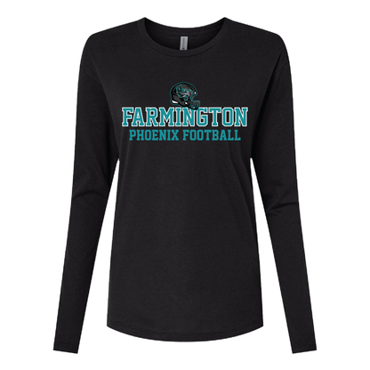 Farmington Phoenix Football Helmet - Mens | Womens | Youth Long Sleeve T-Shirt