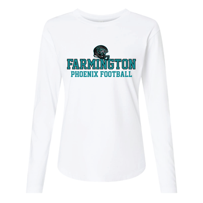 Farmington Phoenix Football Helmet - Mens | Womens | Youth Long Sleeve T-Shirt