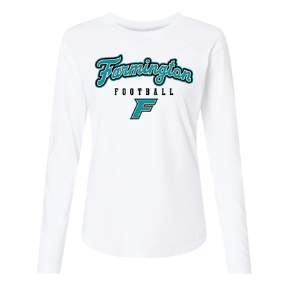 Farmington Football Script W/F Logo - Mens | Womens | Youth Long Sleeve T-Shirt