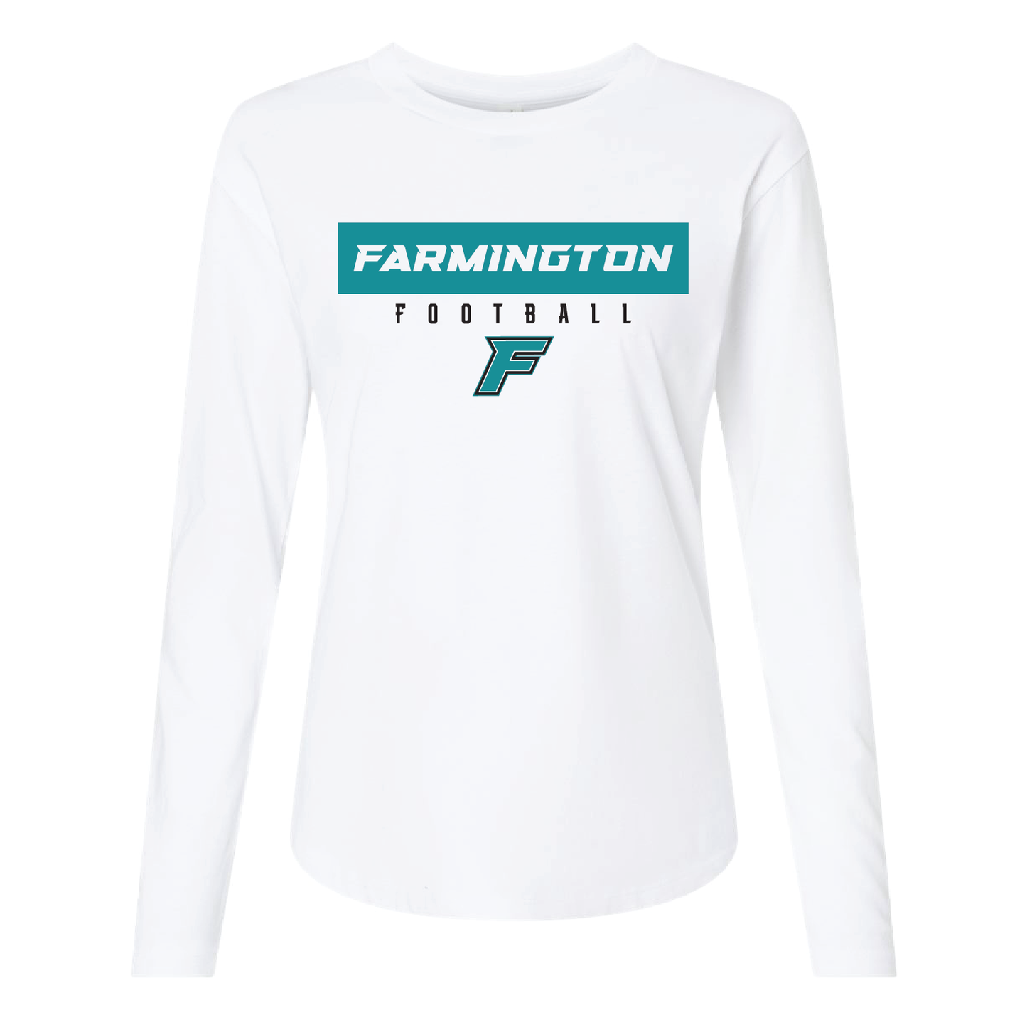 Farmington Football W/F Logo - Mens | Womens | Youth Long Sleeve T-Shirt