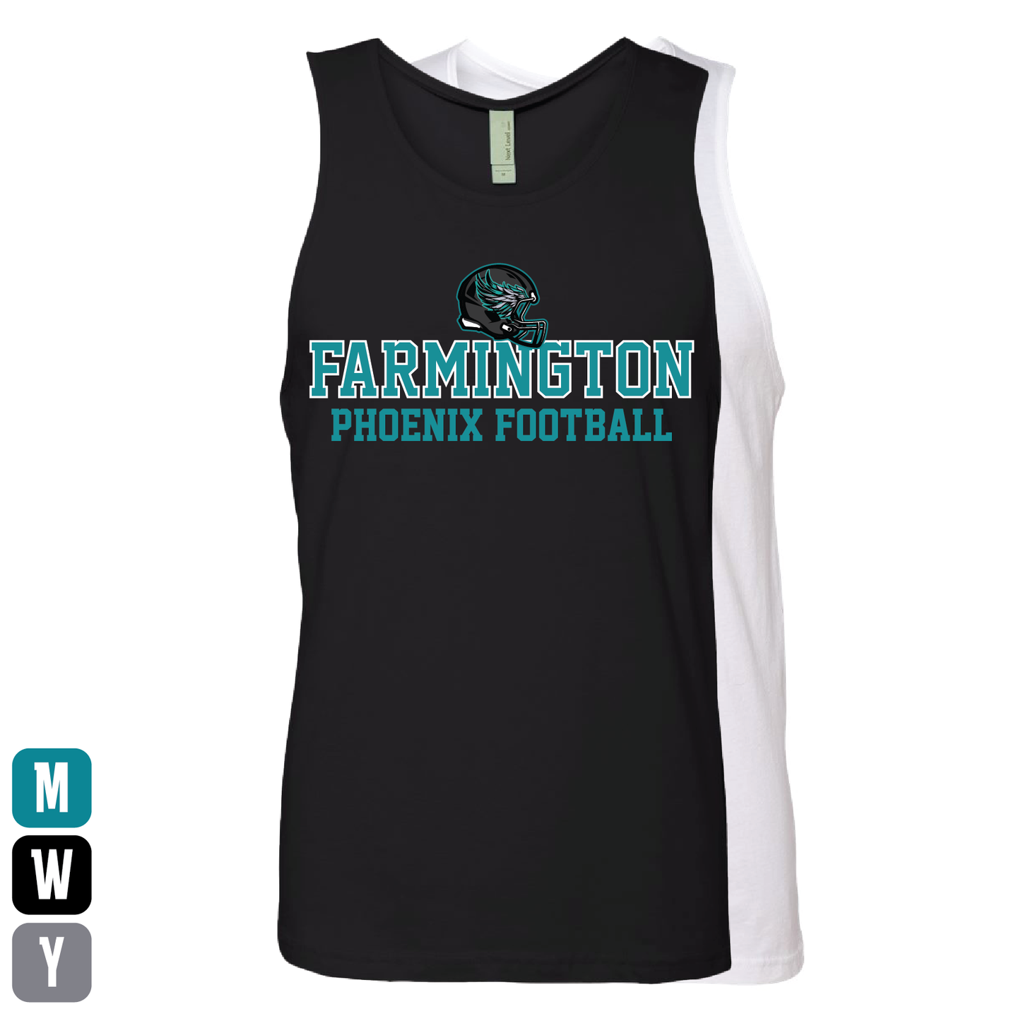 Farmington Phoenix Football Helmet - Mens | Womens | Youth Tank Top