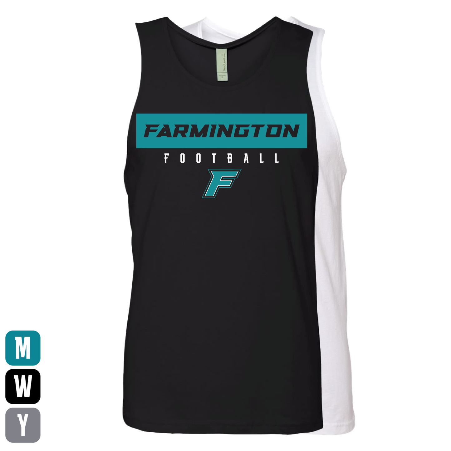 Farmington Football W/F Logo - Mens | Womens | Youth Tank Top