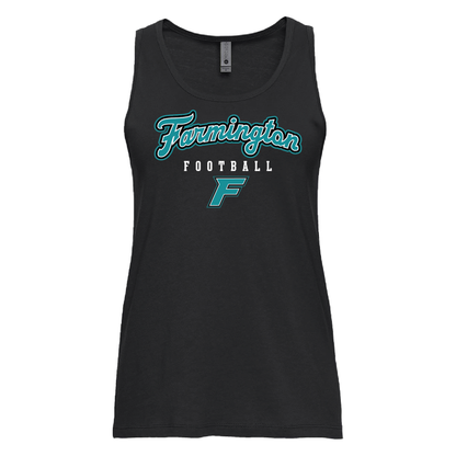 Farmington Football Script W/F Logo - Mens | Womens | Youth Tank Top