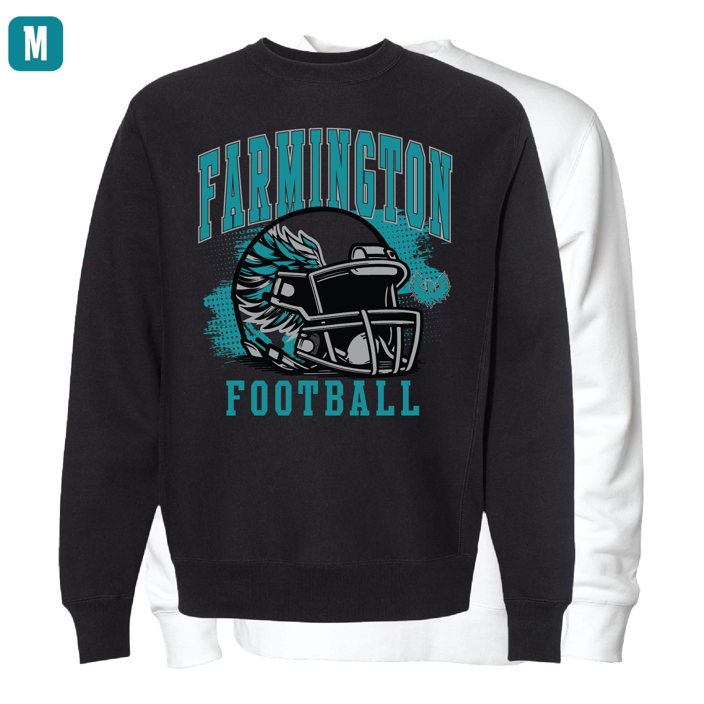 Farmington High School Phoenix Helmet - Adult Crewneck Sweatshirt