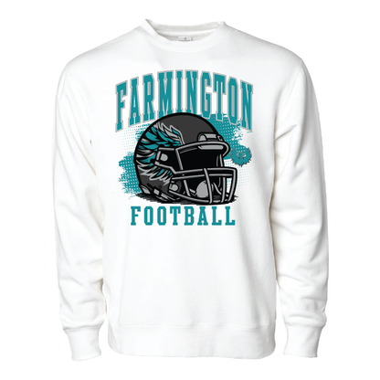 Farmington High School Phoenix Helmet - Adult Crewneck Sweatshirt