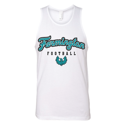 Farmington Football Script W/Phoenix Logo - Mens | Womens | Youth Tank Top