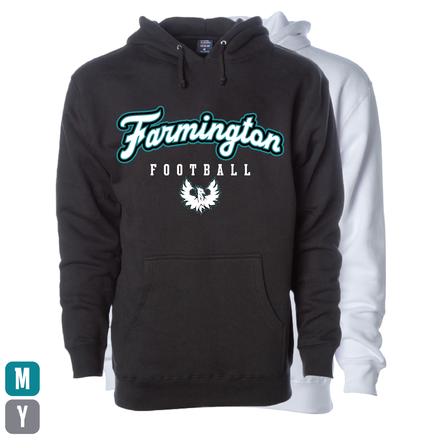 Phoenix Football Script W/Phoenix Logo - Adult | Youth Hoodie